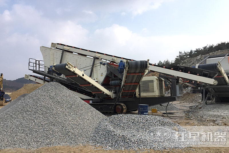 吉林花崗巖碎石生產線現場 高效加工與品質保障